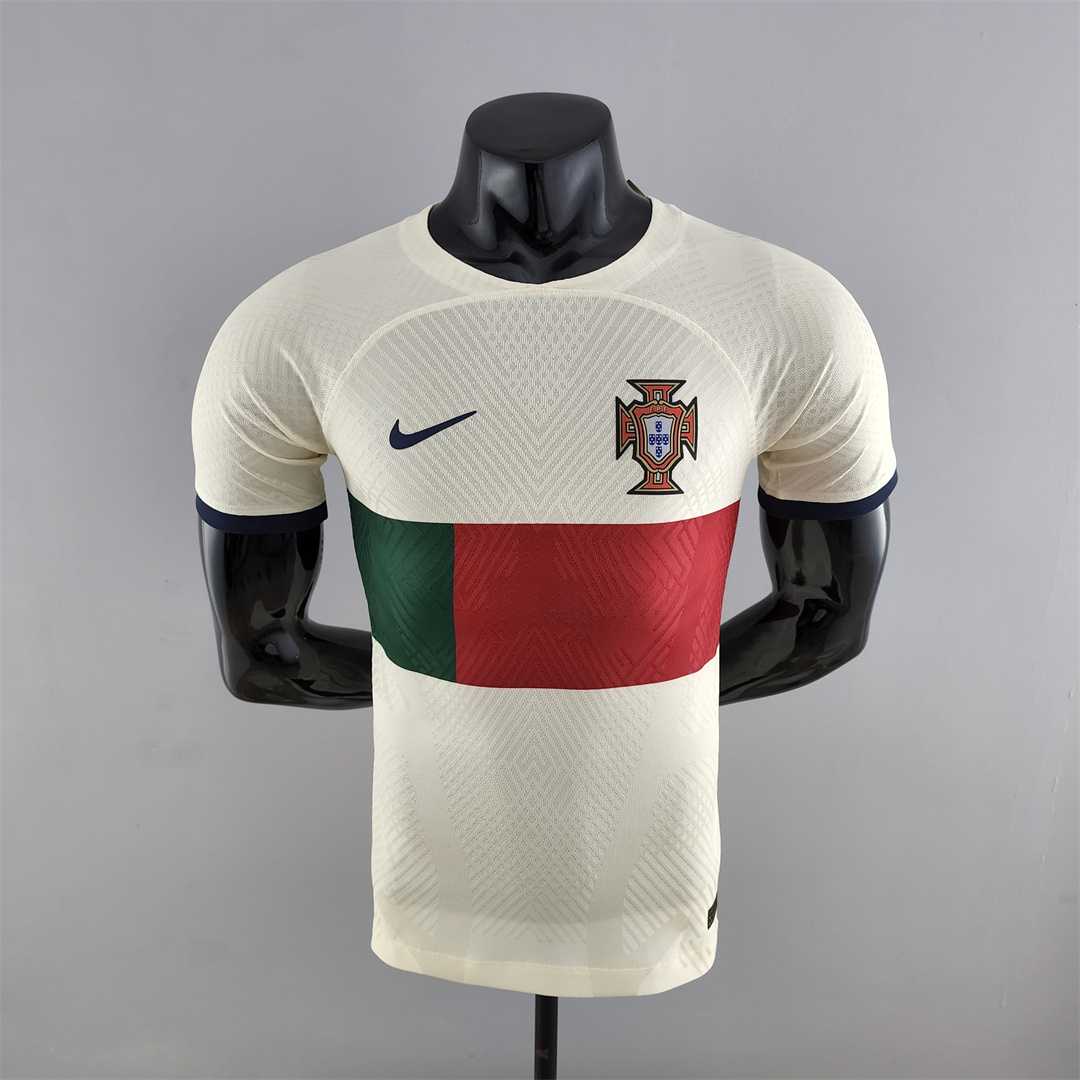 AAA Quality Portugal 2022 World Cup Away Soccer Jersey(Player)